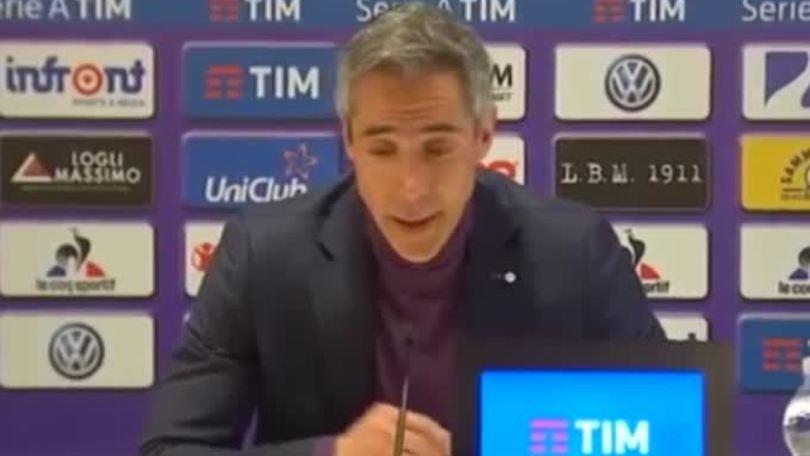 Paulo Sousa: "Fischi meritati"