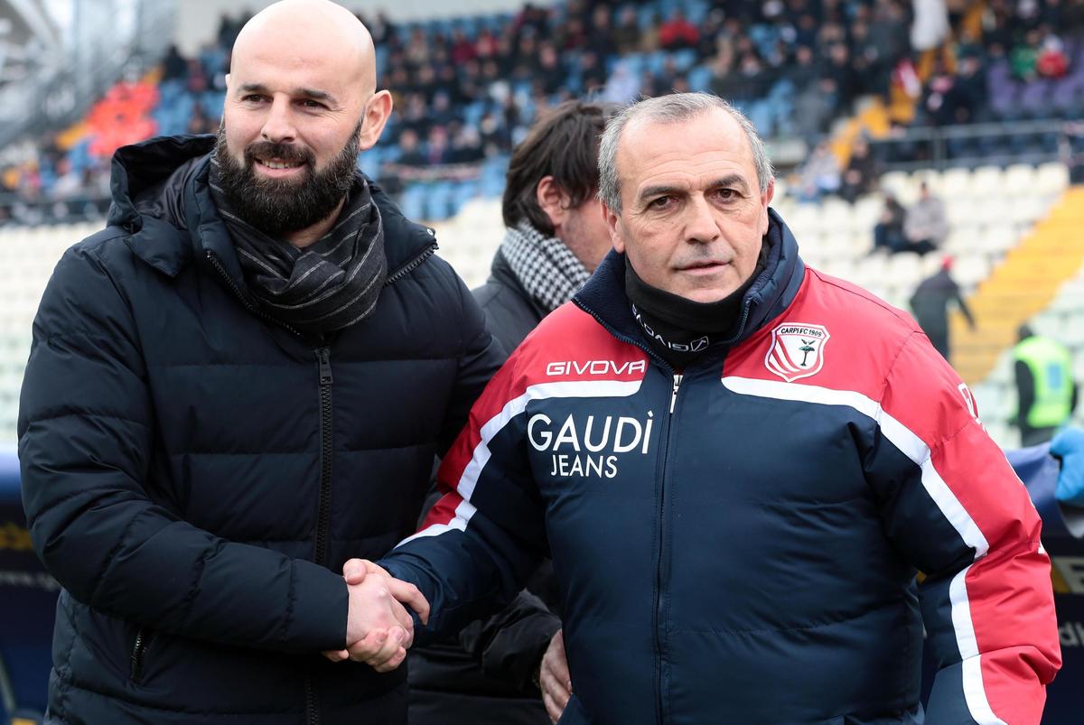 Serie A Carpi, Castori: «Il Frosinone ci ha fatto soffrire»