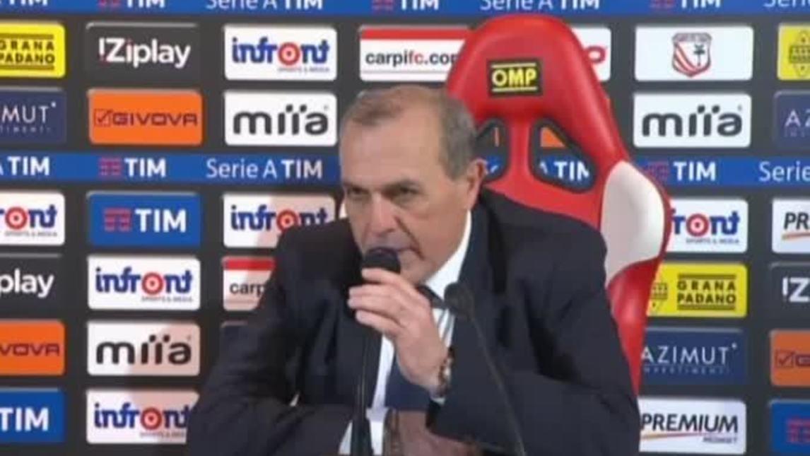 Castori: "Potevamo chiudere prima la partita"