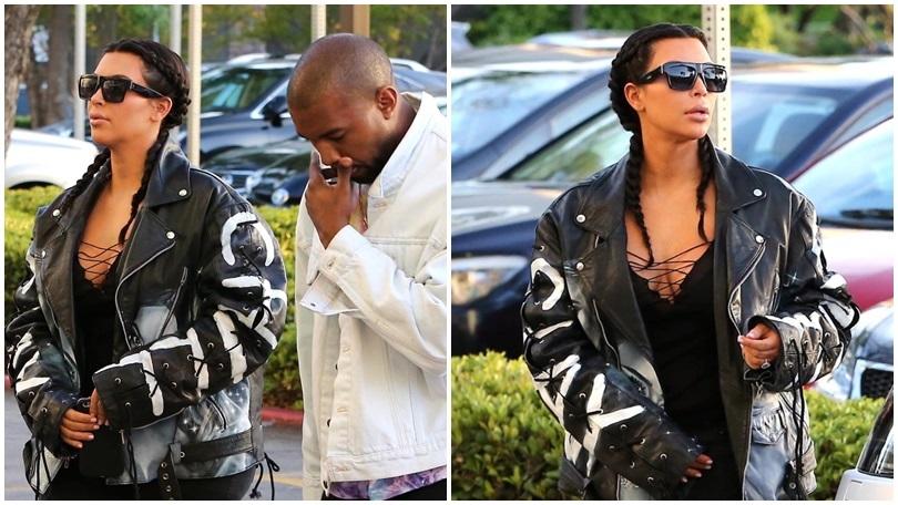 Kim Kardashian, ma come ti vesti? La giacca è troppo grande