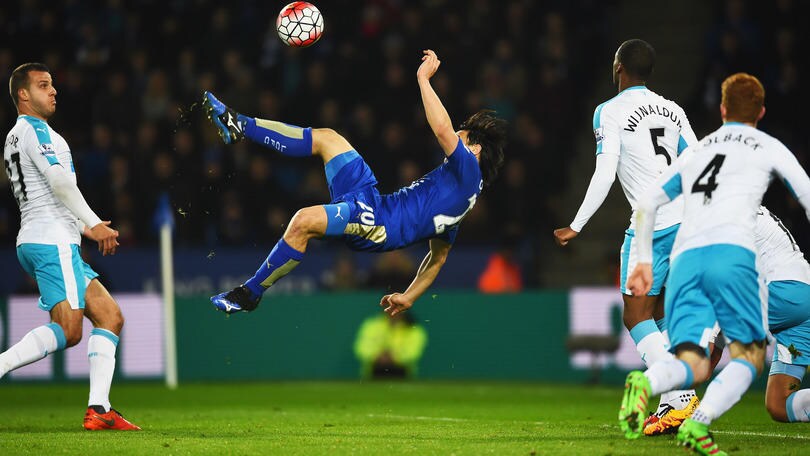 Leicester, la meraviglia di Okazaki contro il Newcastle