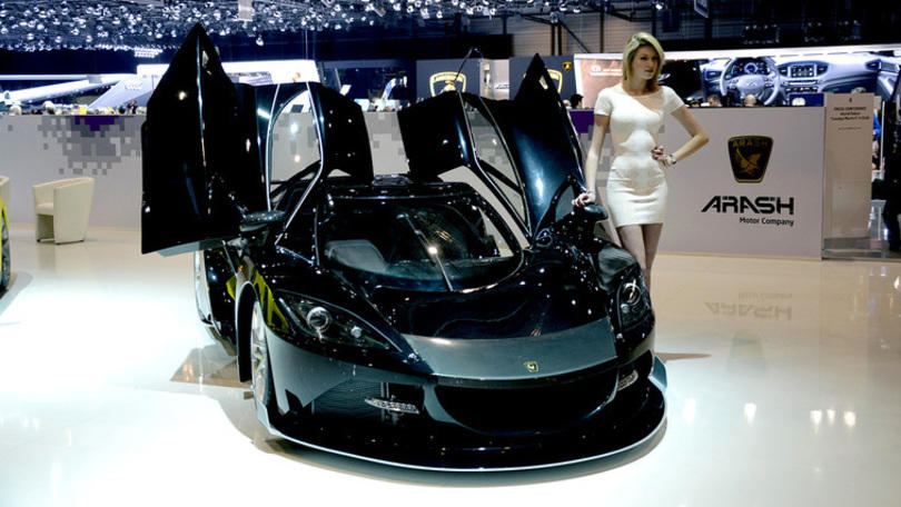 Arash AF10, 2 mila cavalli al Salone di Ginevra
