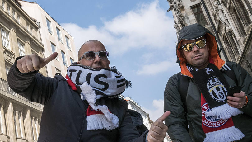 Champions, tifosi della Juventus a Monaco in attesa del match con il Bayern