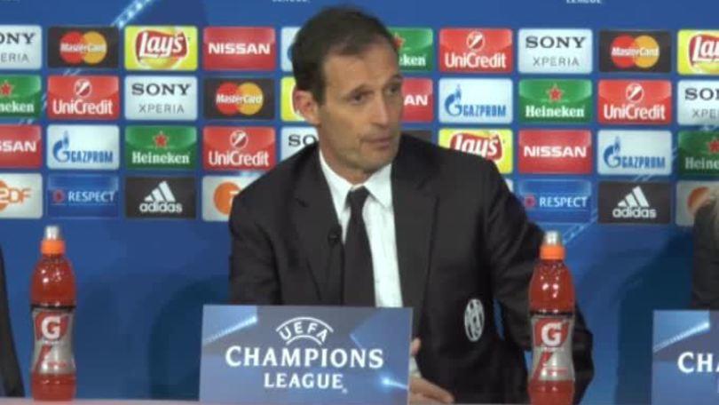 Allegri: "Arbitro? Dispiace, ma non parlo"
