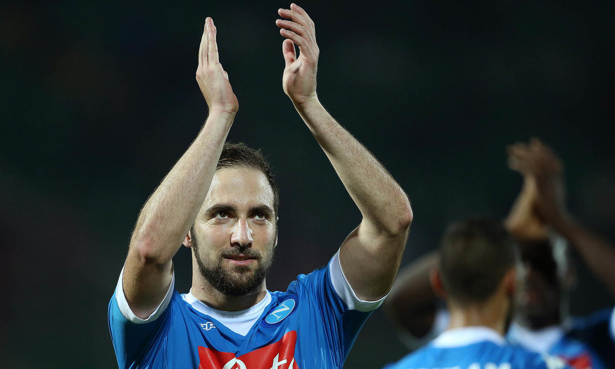 Serie A Napoli, Higuain svolge solo terapie