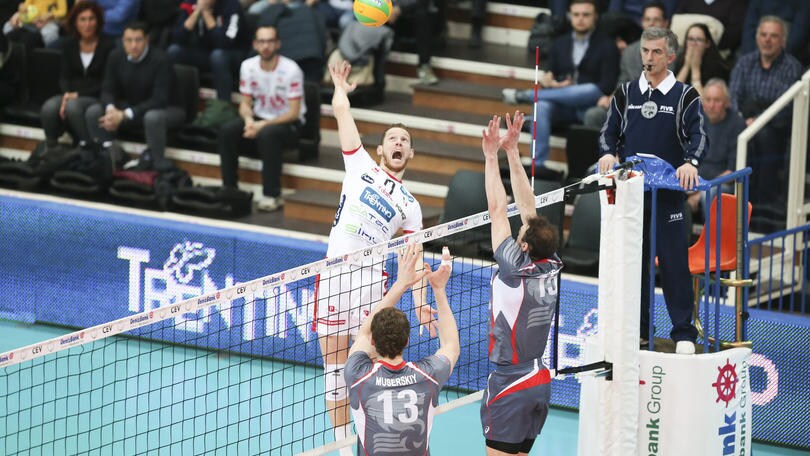Trento al 120%. Batte infortuni, assenze e il Belgorod 3-0