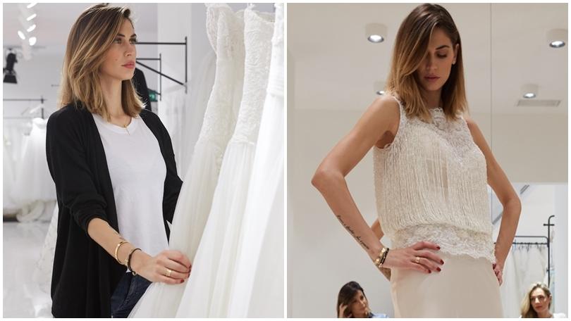 Melissa Satta vicina all'altare: le prove dell'abito da sposa