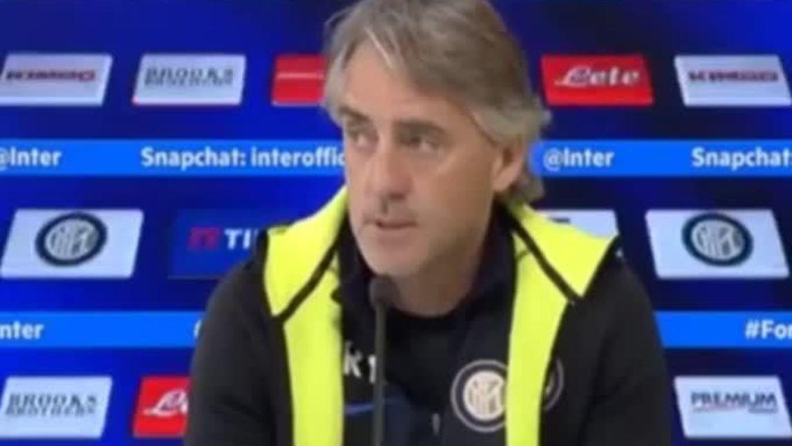 Mancini: "Roma partita per vincere scudetto"