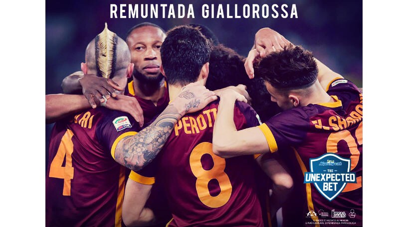 Remuntada Giallorossa : scommetti sulla Roma Campione d'Italia e Sisal ti rimborsa se arriva seconda