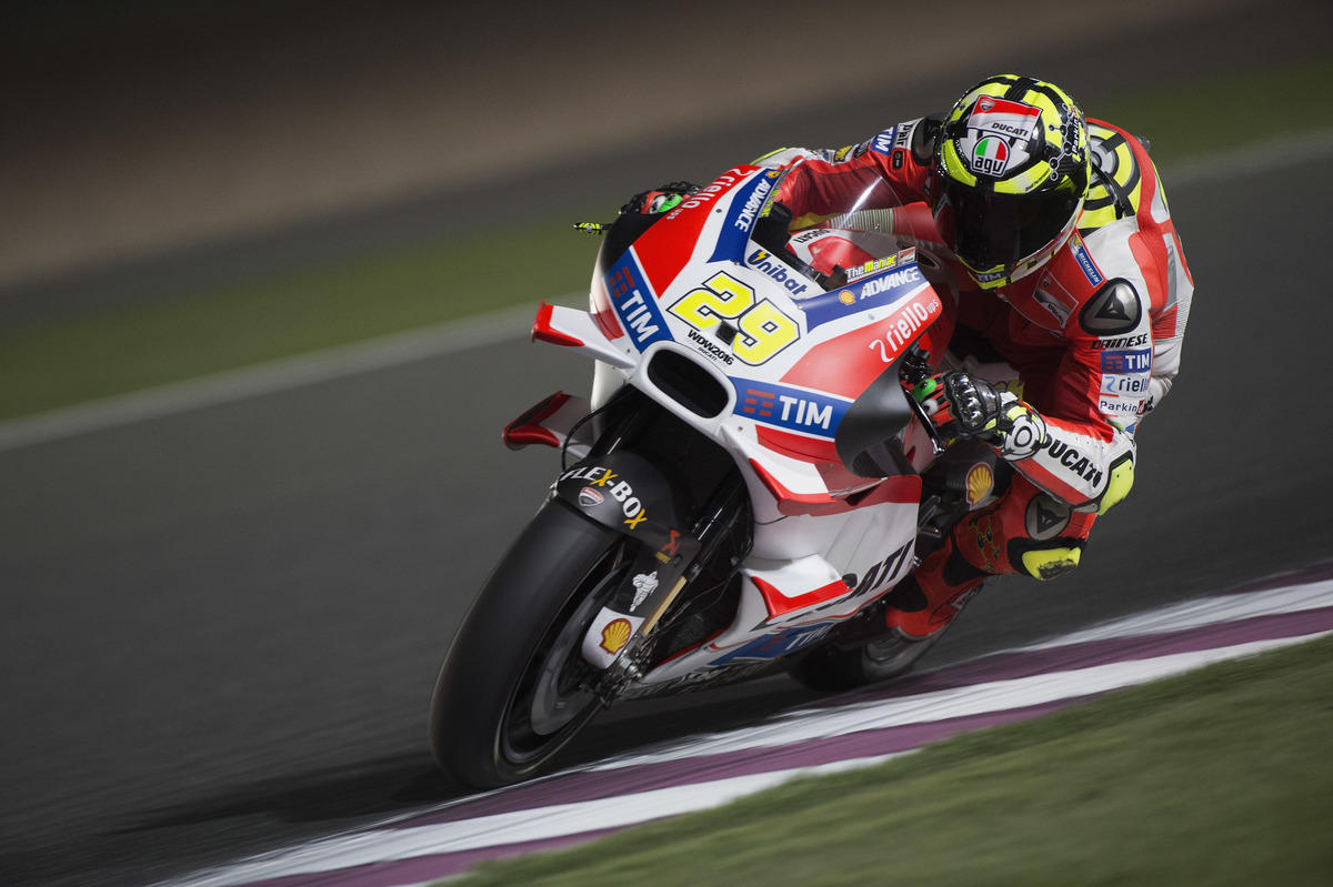 MotoGp Qatar, Iannone: «La moto va molto forte»