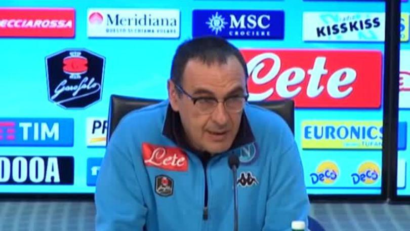 Sarri: "Dalla Juve non mi aspetto nulla"