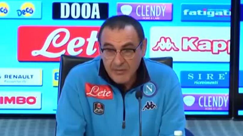 Sarri: "Lo spezzatino è antisportivo"