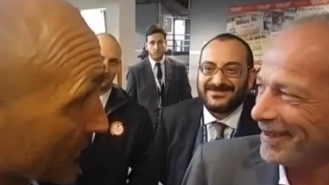 Spalletti-Sabatini show davanti ai giornalisti