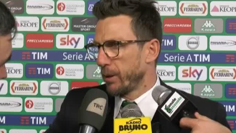Di Francesco: "Approccio sbagliato"