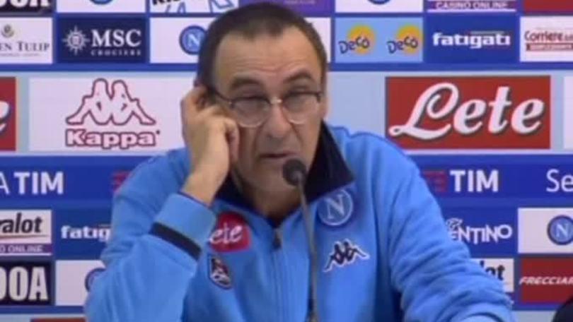 Sarri: "Non dobbiamo fare calcoli"