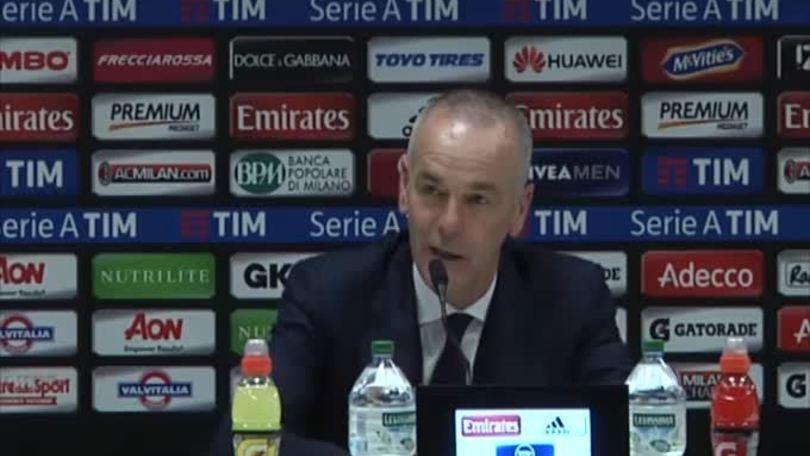 Pioli: "L'arbitraggio non è andato bene"