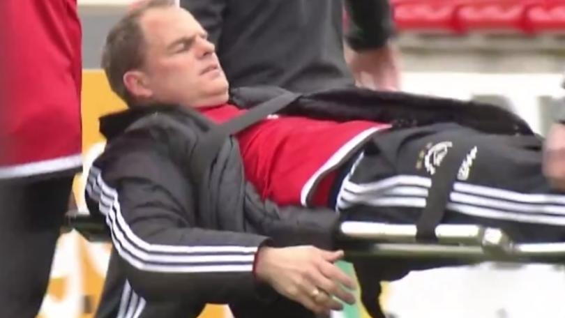 De Boer si rompe il tendine d'Achille a calcio-tennis