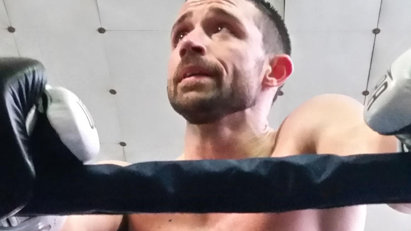 A bordo ring con Giovanni De Carolis
