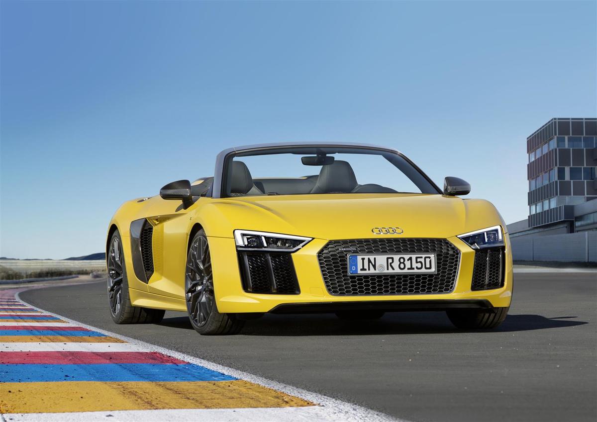 Audi R8 V10 Spyder, risposta tedesca a 488 e Huracan