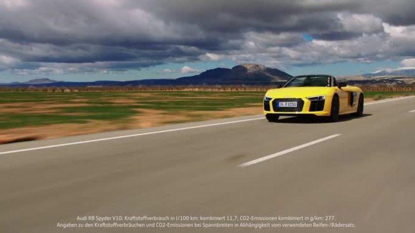 Nuova Audi R8 V10 Spyder, Lambo nel mirino