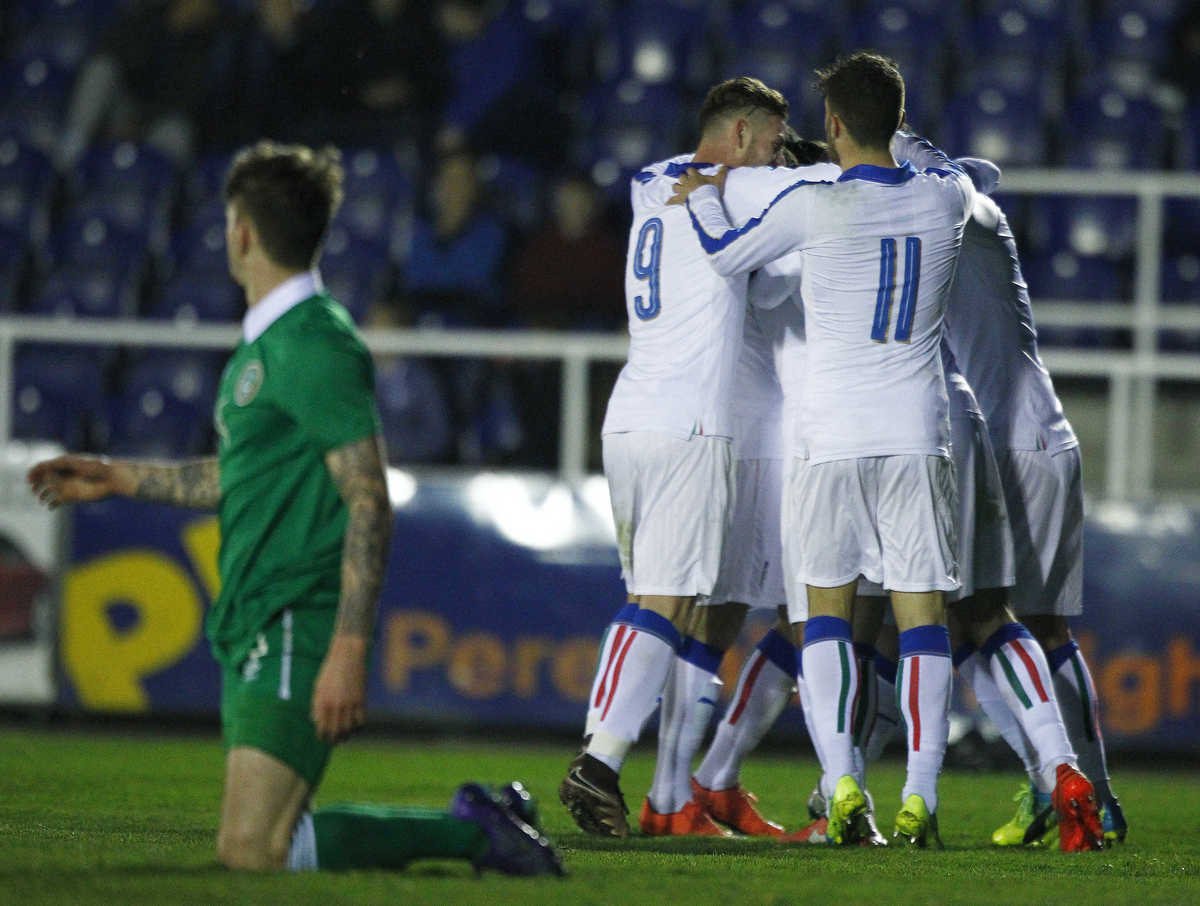 Under 21 Irlanda-Italia 1-4: azzurri travolgenti, rimontano e calano il poker