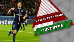 Juventus, ecco il piano per prendere Cavani