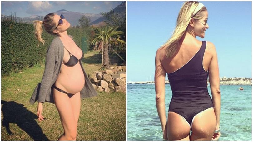 Elena Santarelli super mamma: è nata Greta