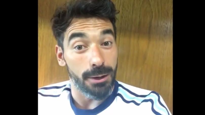 Argentina, Lavezzi reporter dal ritiro
