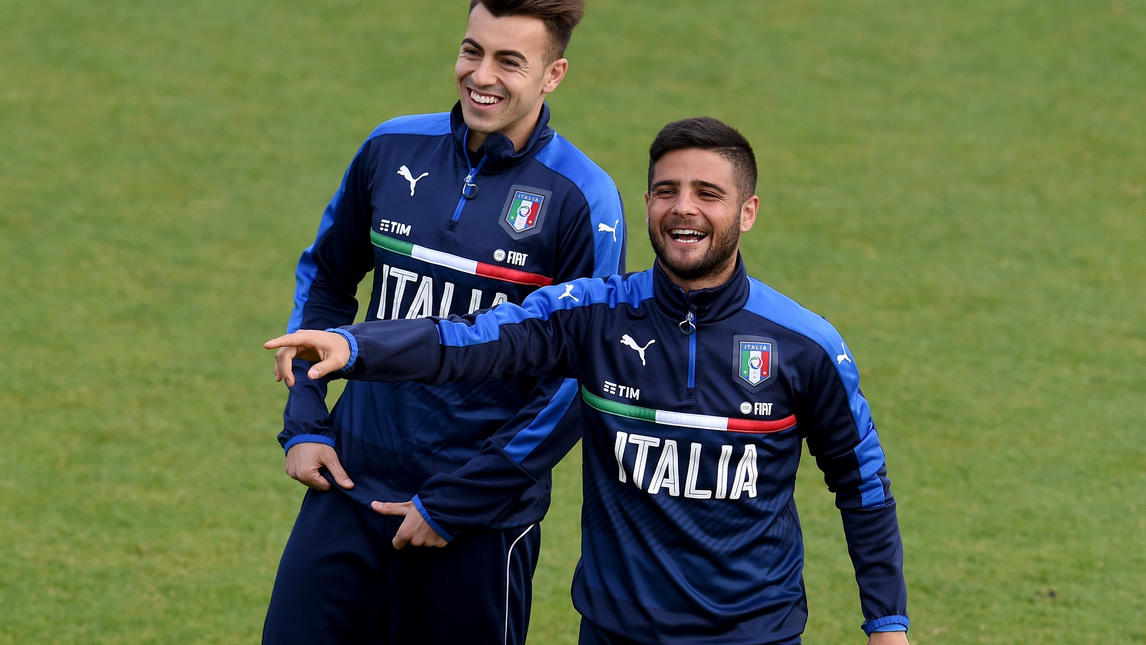 Euro 2016 Italia, El Shaarawy e Insigne che allegria in allenamento