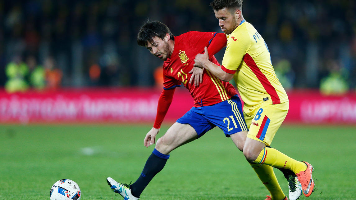 Romania-Spagna, tutte le immagini della partita