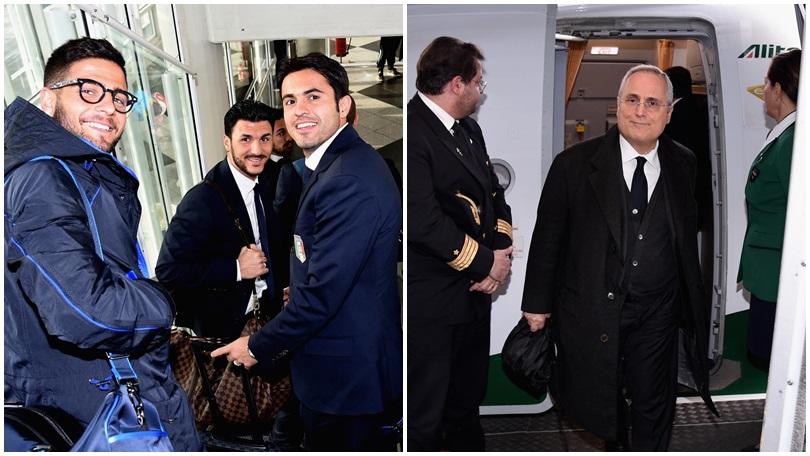 L'Italia arriva a Monaco. C'è anche Lotito