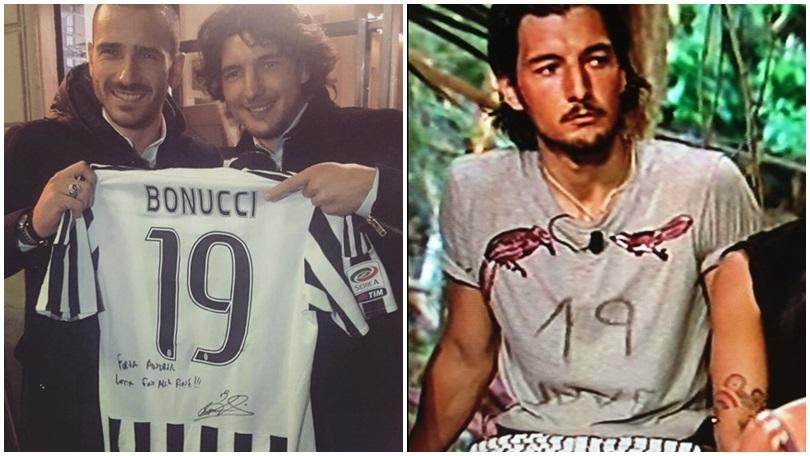 Isola dei Famosi, Bonucci tifa per Andrea Preti. E lui mette la 19 in diretta
