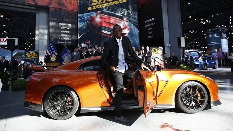 Usain Bolt padrino della nuova Nissan GT-R