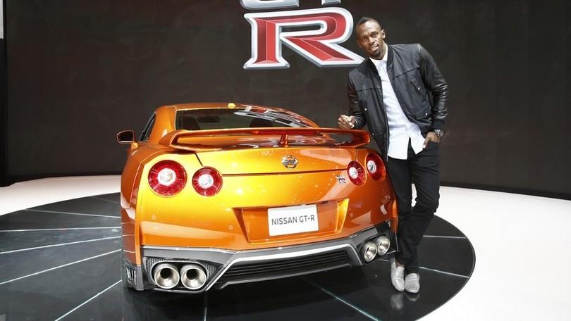 Bolt tiene a battesimo la nuova Nissan GT-R
