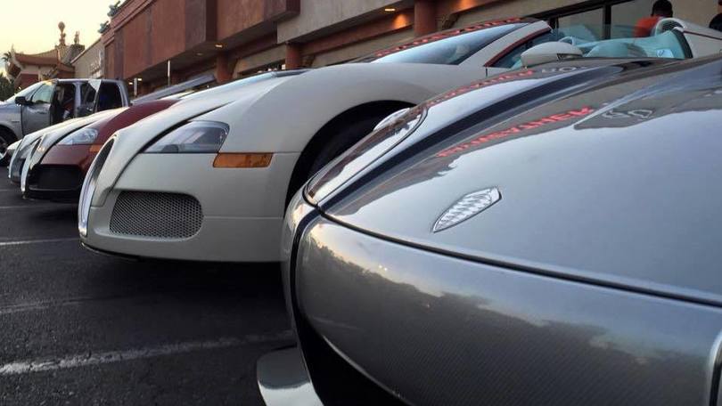 Mayweather, 10 milioni in supercar in una sola foto