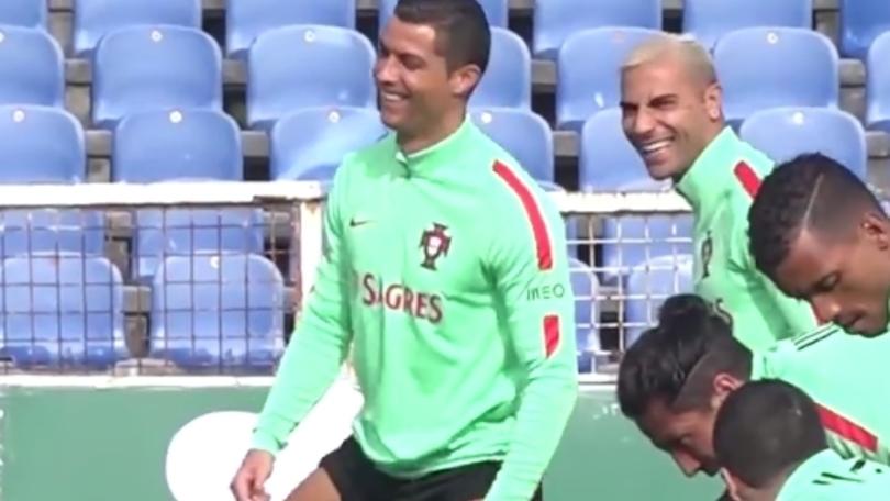 Cristiano Ronaldo, ballerino niente male