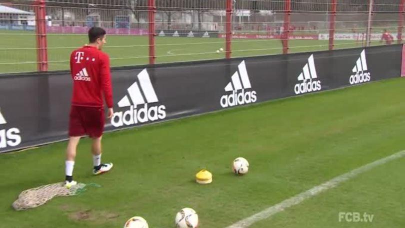 Lewandowski, colpo perfetto per...i fotografi