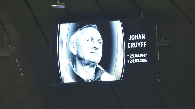 Germania-Italia, minuto di silenzio per Cruyff