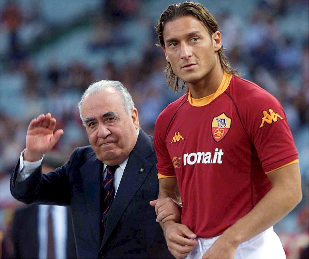 Roma, la dedica del club: Franco Sensi oggi avrebbe compiuto 90 anni