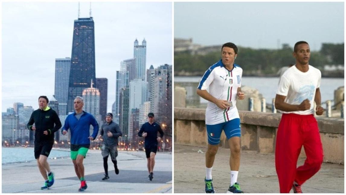 Renzi, la passione per la corsa del premier italiano