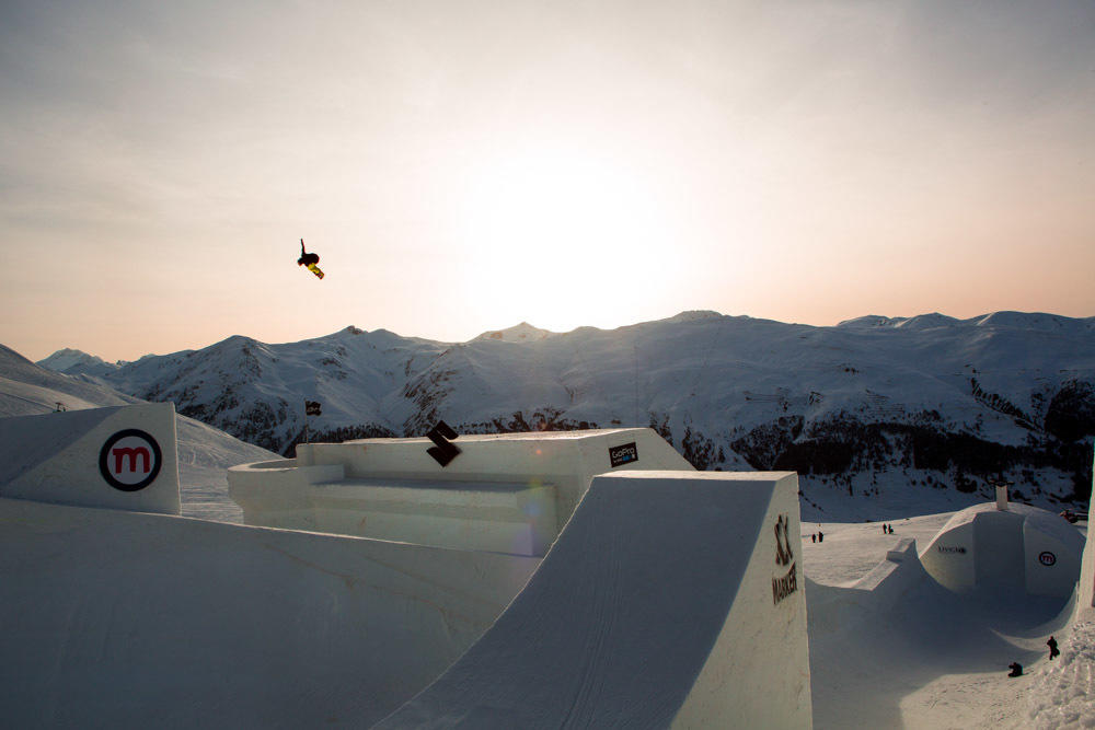 Snowboard freestyle, Simon Gruber unico italiano al Nine Knights 2016