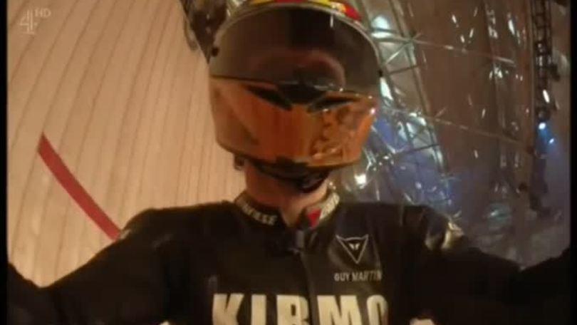 Guy Martin nel “Muro della Morte”: record a 130 km/h