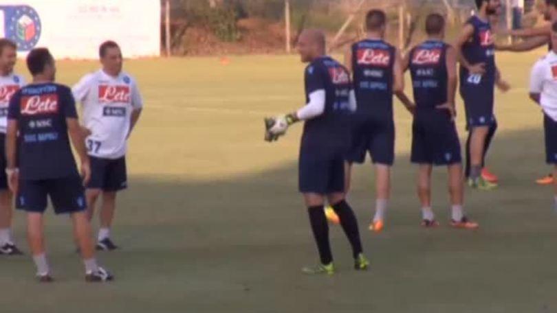 Napoli, Reina rischia di saltare l'Udinese