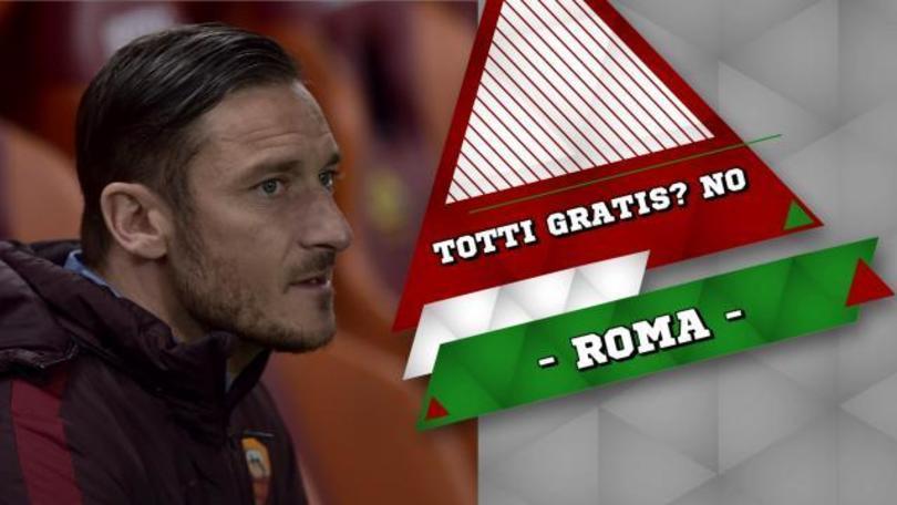 No a Totti un altro anno gratis, la Roma smentisce