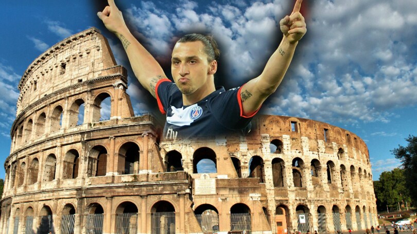 Ibrahimovic: «Una mia statua al posto del Colosseo e vengo alla Roma»