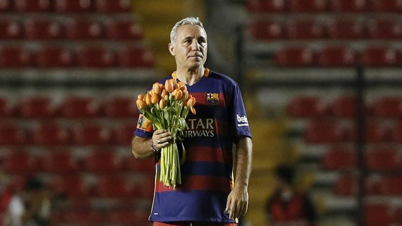Barcellona, da Stoichkov a Mendieta in campo ricordando Cruyff