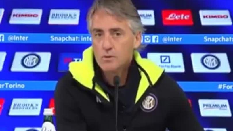 Mancini: "Cessioni? Siamo l'Inter, dobbiamo sempre rinforzarci"