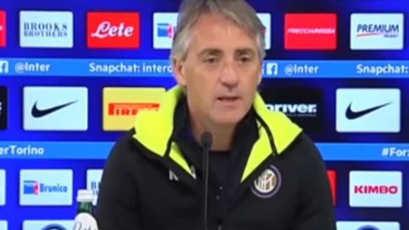 Mancini: "Eder senza gol? Lavora molto, crediamo in lui"