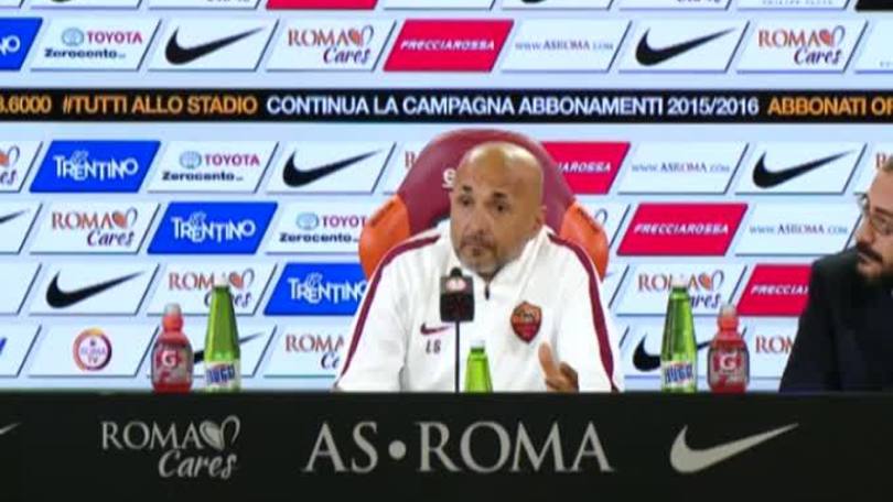 Spalletti: "I nostri tifosi presenti anche da Testaccio"
