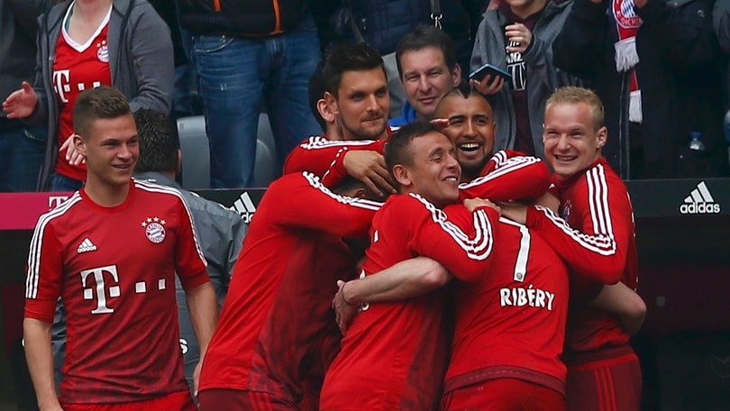 Bundesliga: Bayern Monaco-Eintracht 1-0, che rovesciata di Ribery!